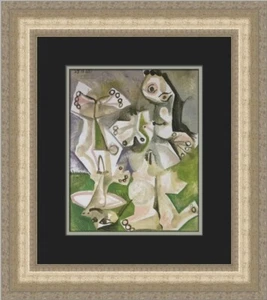 Pablo Picasso Nude Man and Woman Custom Framed Print - Picture 1 of 2