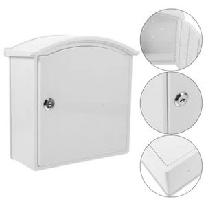 Milk Box Wall Mounted Lockable Milk Box Multi-use Wall Mount Mail Box Milk Case - Picture 1 of 12