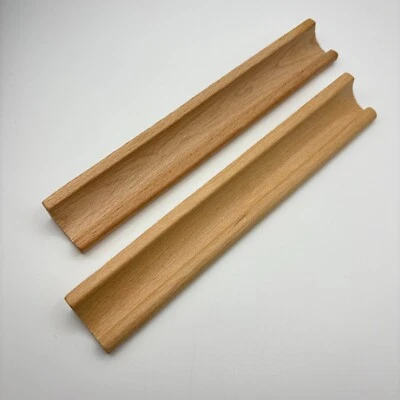 Scrabble Deluxe Edition 2 Wooden Tile Trays 1982 Replacement Pieces Parts - Image 1 of 2