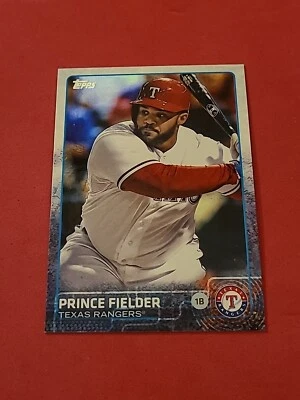 2015 Prince Fielder Topps #422 Rainbow Foil - Image 1 of 2