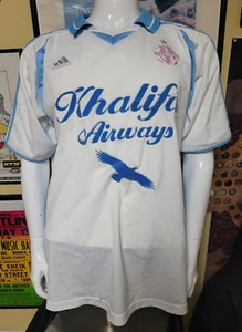 Vintage Y2K 00s Olympique de Marseille Fußball Football Trikot Adidas Khalifa Airways - Bild 1 von 5