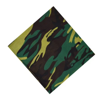 Bandana Paisley Estampado 100% Algodón Bufanda Envoltura para la Cabeza Cuello Diadema Foto 1 de 4