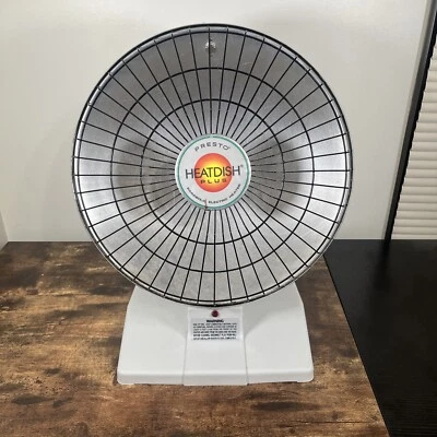 Calentador Eléctrico Parabólico Presto HeatDish Plus Calor Instantáneo 1000W 120V Usado Foto 1 de 4