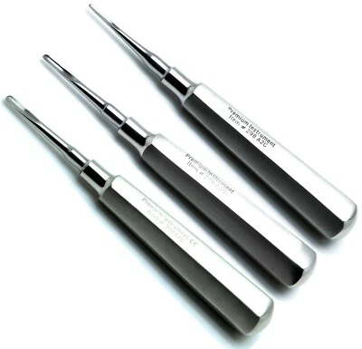 Dental Elevators Coupland Elevators Set of 3 Extracting Extraction Instruments - Image 1 of 4