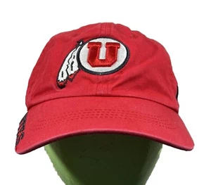 Mütze Kappe Utah Utes rot Vater Riemen hinten verstellbar Russell Athletic NCAA EINHEITSGRÖSSE - Bild 1 von 5