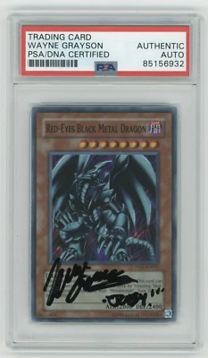 PSA Signed Wayne Grayson Red-Eyes Black Metal Dragon PP01-EN015 Secret Rare - Image 1 of 2
