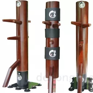 Wing Chun Betäubung Holz Attrappe Kopfschutz Pad Ip Mann Flügel Betäubung Kung Fu Strike Pad - Bild 1 von 14