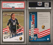 2010 UPPER DECK SOCCER MARTA RC WPS STARS ROOKIE CARD BRAZIL SIGNED AUTOGRAPH 🔥