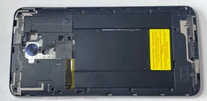 ZTE ZMAX PRO Z981 PHONE MIDFRAME BACK REAR FRAME OEM PHONE PART + CAMERA LENS - Picture 1 of 6