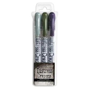 Tim Holtz Distress Crayon Pearl Set-Halloween Set #6 - Imagen 1 de 1
