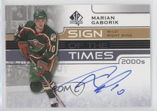 2019-20 SP Authentic Sign of the Times 2000s 2020-21 Update Marian Gaborik Auto