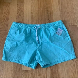 CROWN & IVY NEU MIT ETIKETT Cabana Shorts mit Kordelzug Aruba blau Gr. XXL - Bild 1 von 6