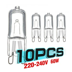 10x 2 Pin Capsule 220V-240V Light 2900K Warm White Base Halogen G9 Bulb - Picture 1 of 12