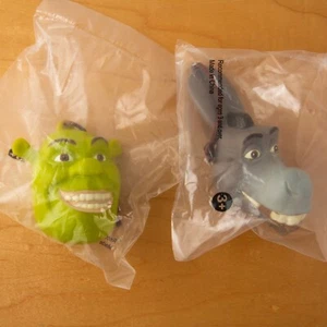 Shrek & Donkey 2004 (cereal General Mills) adorno raro/llavero - Imagen 1 de 2