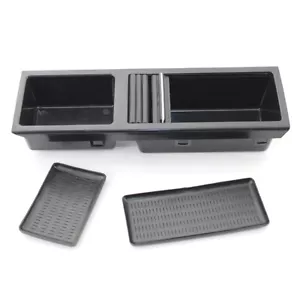 Black Front Center Console Storage Cup Holder Fits BMW E46 3 Series 1998-2007 - Picture 1 of 8