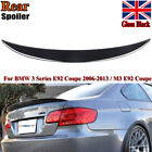 For Bmw 3 Series E92 Coupe M Performance Gloss Black Boot Spoiler Trunk Lid Lip