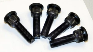 1/2" fine thread short wheel studs - .685" knurl size 5 pak  new - Bild 1 von 3