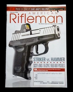 American Rifleman Magazine Feb 2022 Striker vs. Hammer NRA - Bild 1 von 1