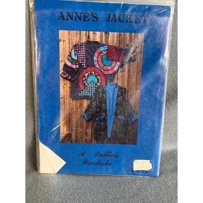 Misses Annes Jacket Quilting Pattern A Quilters Wardrobe Sewing Pattern Sz S-XL - Image 1 of 4