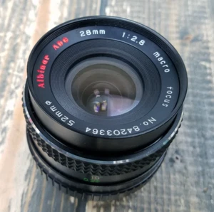 Albinar ADG 28mm 1:2.8 Macro Focus 52mm **NO LENS COVERS** - Bild 1 von 8