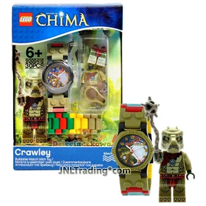 Jahr 2013 Lego Chima Serie Uhr mit Minifigur 9000416-CRAWLEY mit Peitsche - Bild 1 von 1
