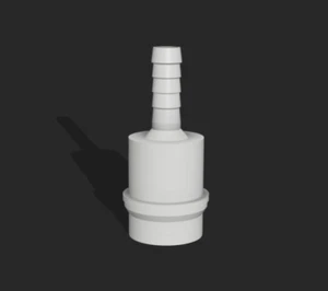 Tumble Dryer 10mm Adapter - 1in BSP Waste pipe plumbing adapter condenser driers - Picture 1 of 7
