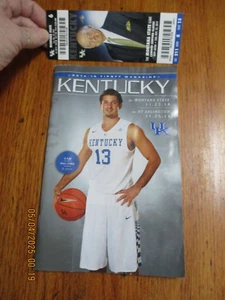 2013/2014 UNIVERSITY OF KENTUCKY BASKETBALL TICKET GAME 6 & TIPPOFF MAGAZINE - Picture 1 of 5
