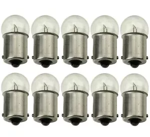 10 x 245 12V 10W Car Van Side Tail Rear Lights Bulbs CLEAR BACK BA15S G18 R10W - Picture 1 of 2