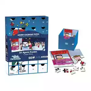 Juego de rompecabezas calendario de adviento AQUARIUS Peanuts (24 rompecabezas / 50 piezas cada uno) - Imagen 1 de 7