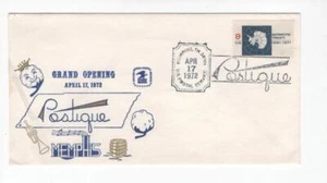 Cacheted event cover, Grand opening,  Postique, Memphis, Tennessee, 1972 - Picture 1 of 1