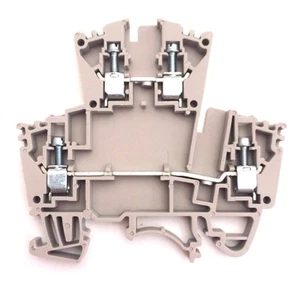 DIN Schiene Klemmenblöcke zweistufig 12 Menge DKK2.5 Dinkle 12 AWG 20A 300V UL - Bild 1 von 3