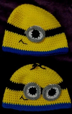 Gorros hechos a mano Despicable Me Minion para bebé/niño pequeño  Foto 1 de 4