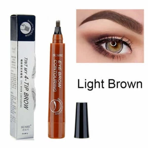 Microblading Tattoo Eyebrow Ink Pen Long Lasting Eye Brow Pencil 3D Fork Makeup - Picture 1 of 1