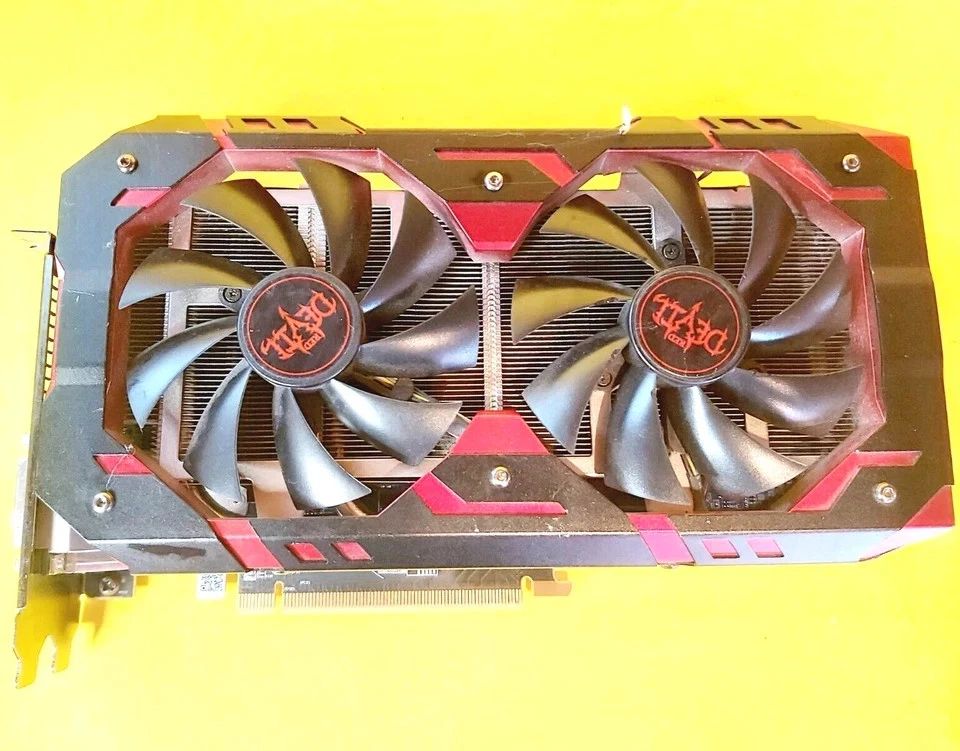 POWERCOLOR RED DEVIL AXRX580 8GBD5-3DH/OC 8 GB GDDR5 AMD RADEON GRAPHICS CARD 🔥 - Image 1 of 4