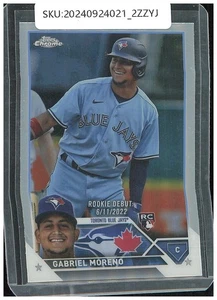 2023 Topps Chrome Gabriel Moreno Base RC #USC168 - Picture 1 of 2