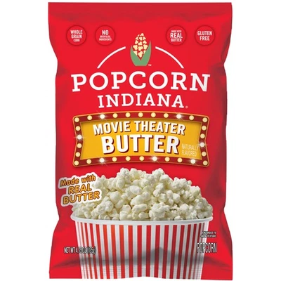 Mantequilla de cine de palomitas de maíz Indiana - Paquete familiar individual 4,75 OZ Foto 1 de 4