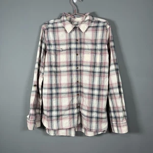 Carhartt Damen Hemd Large Creme Rosa Kariert (12/14) Langarm TOP - Bild 1 von 7