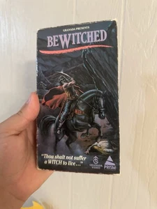 Bewitched Horror VHS RARE Granada Prism Side Loader Very Hard To Find Tested - Bild 1 von 7