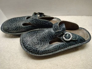 Alegria (alg-533) Womens Shoes SIZE 39 Bluish Gray Slip-Ons - Picture 1 of 13