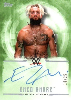 2017 Topps Wwe Undisputed Enzo Amore Autograph 10/25 - Image 1 of 2