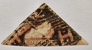 KAP DER GUTEN HOFFNUNG KLASSIKER 1855 1d Deep Rose - Rot. 450€. SG5b . Ränder wie Fotos - Bild 1 von 2