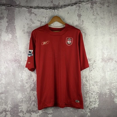 Винтажная футболка Reebok Liverpool #Gerrard 2004 домашний футбол размер XL - Изображение 1 из 4