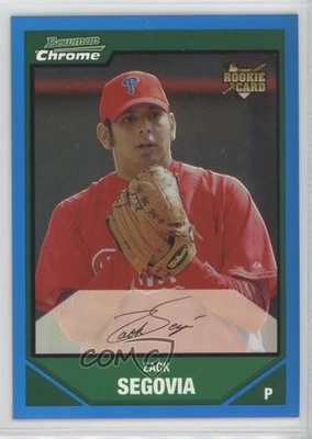 2007 Bowman Draft Chrome Blue Refractor /199 Zack Segovia #BDP16 - Image 1 of 2