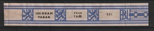 Netherlands Revenue stamp Accijns Banderol Cigarrettes Tobacco Fiscal Tabak 19 - Picture 1 of 1