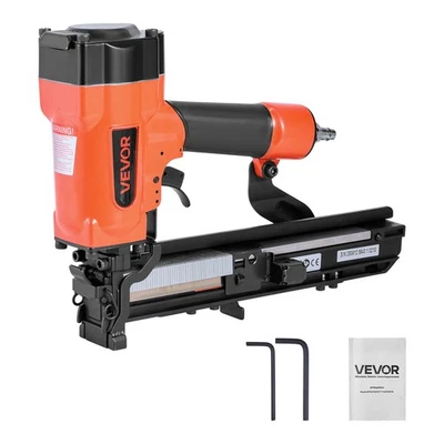 VEVOR Pneumatic Staple Gun 16 Gauge 26.4mm Wide Crown Air Stapler 70-120 PSI - Image 1 of 4