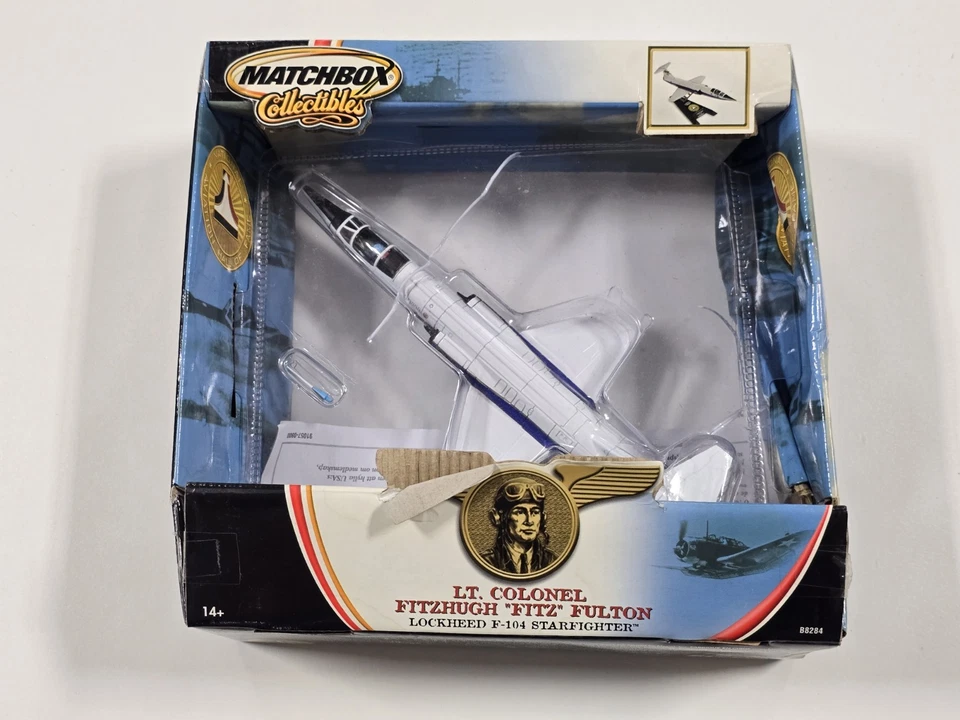 Matchbox Lt. Colonel Fitzhugh "Fitz" Fulton Lockheed F-104 Starfighter - Изображение 1 из 4