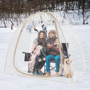Sports Tent Clear Bubble Tent Weatherproof Pod Igloo Tent Winter Pop up Tent - Picture 1 of 8
