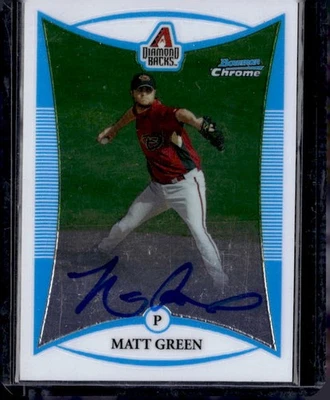 2008 Bowman Chrome #BCP266 Matt Green Prospects - Image 1 of 2