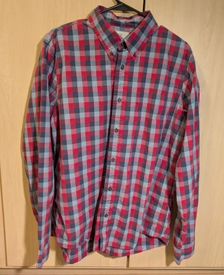 Mens Jack Spade XL Long Sleeve Red and Blue Button Shirt - Image 1 of 4