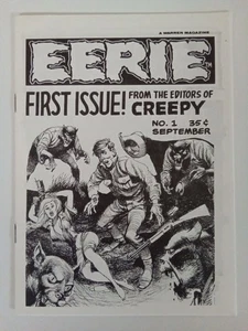 Espeluznante #1 1er número de editores de la revista Creepy Warren segunda impresión rara -# - Imagen 1 de 4